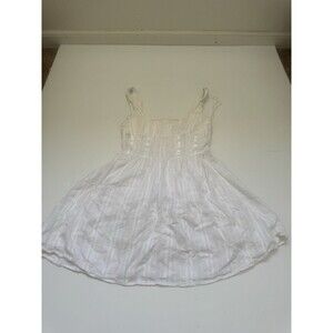 Princess Polly White Sleeveless Fit & Flare Mini Dress Girls Size XX AU 6